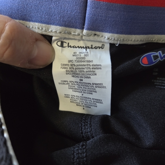 ⭐️Champion Black Running Shorts Size Small - Picture 4 of 5